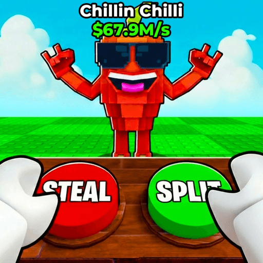 😈 Split or Steal Brainrot  Roblox gameplay screenshot