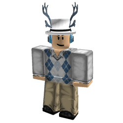 Aesthetical Roblox developer avatar